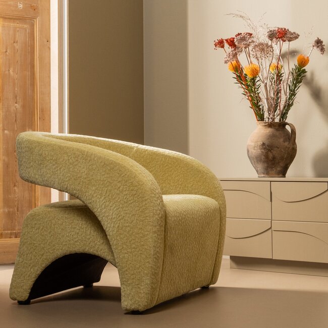 BePureHome Radiate fauteuil textured lime