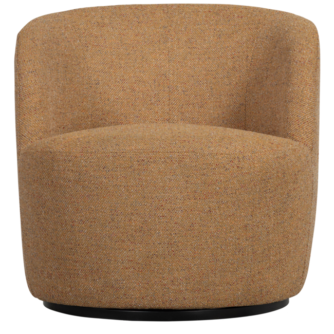 Woood Serra draaifauteuil melange stof curry