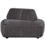 Woood Sterck fauteuil met verplaatsbare rugleuning charcoal