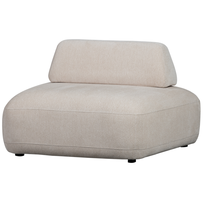 Woood Sterck fauteuil met verplaatsbare rugleuning zand