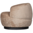 BePureHome Woolly draaifauteuil chenille zand