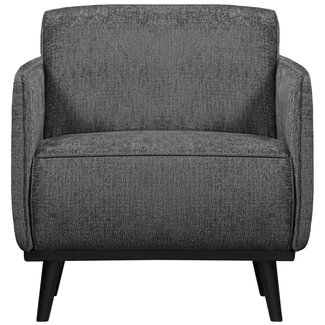 Woood Statement fauteuil met arm structure velvet mountain Woood Statement fauteuil met arm structure velvet mountain