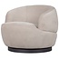 BePureHome Woolly draaifauteuil ribcord naturel