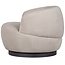 BePureHome Woolly draaifauteuil ribcord naturel