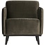 BePureHome Statement fauteuil met arm fluweel warm groen