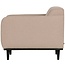 Woood Statement fauteuil met arm bouclé beige
