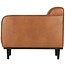 Woood Statement fauteuil met arm lederlook cognac