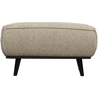 Woood Statement hocker structure velvet wheatfield