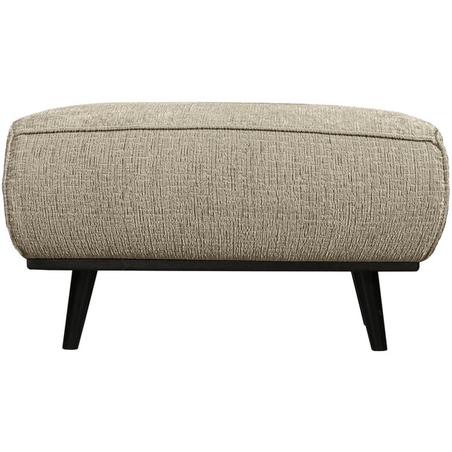 BePureHome Statement hocker structure velvet wheatfield