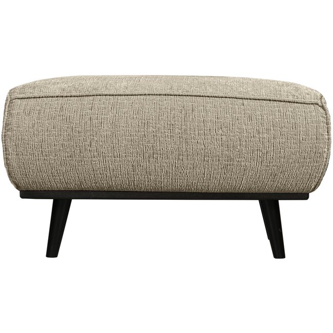 Woood Statement hocker structure velvet wheatfield