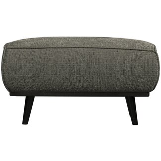 Woood Statement hocker structure velvet frost Woood Statement hocker structure velvet frost