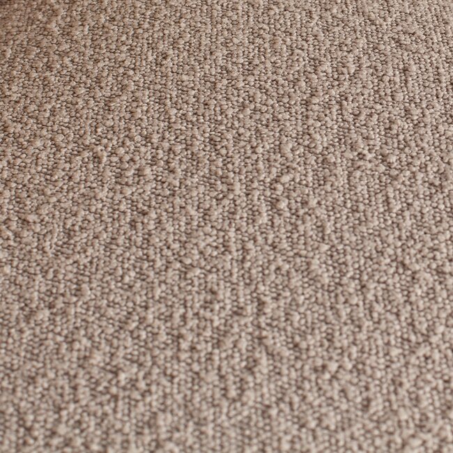 Woood Statement hocker bouclé beige