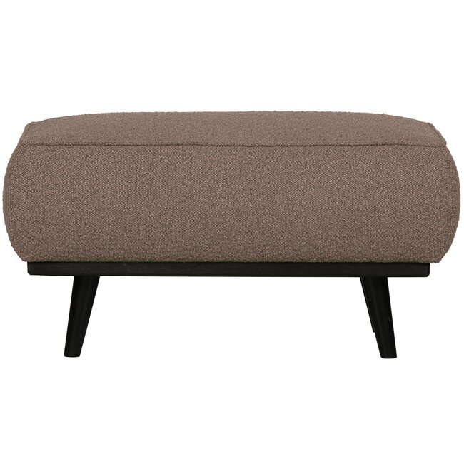 Woood Statement hocker bouclé nougat