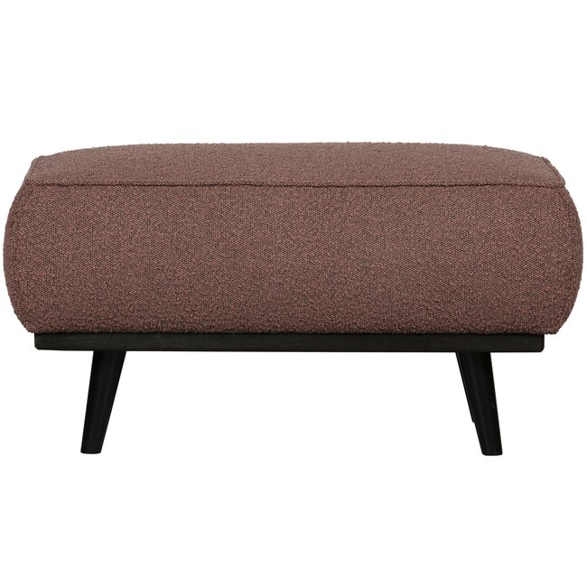 BePureHome Statement hocker bouclé coffee