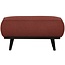 Woood Statement hocker bouclé chestnut