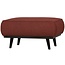 Woood Statement hocker bouclé chestnut