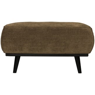 Woood Statement hocker brede platte rib rock