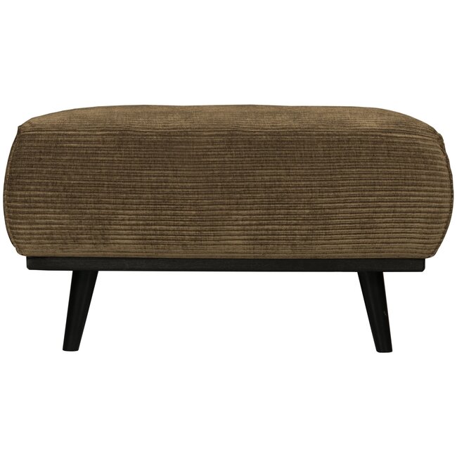 Woood Statement hocker brede platte rib rock