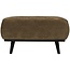 Woood Statement hocker brede platte rib rock