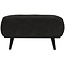 Woood Statement hocker brede platte rib graphite