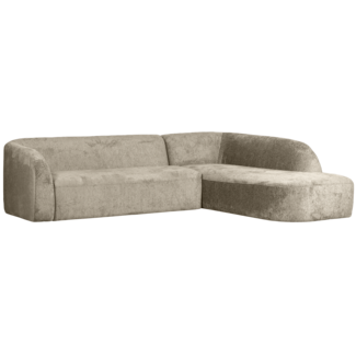 Woood Sloping hoekbank rechts structure velvet wheatfield Woood Sloping hoekbank rechts structure velvet wheatfield