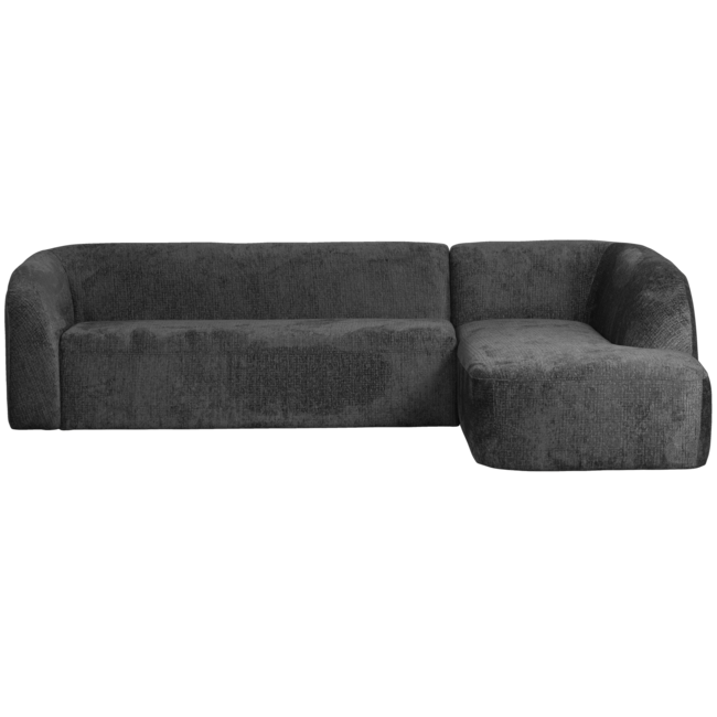 Woood Sloping hoekbank rechts structure velvet mountain