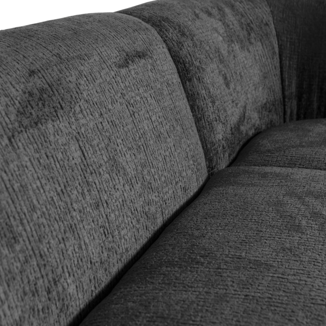 Woood Sloping hoekbank rechts structure velvet mountain