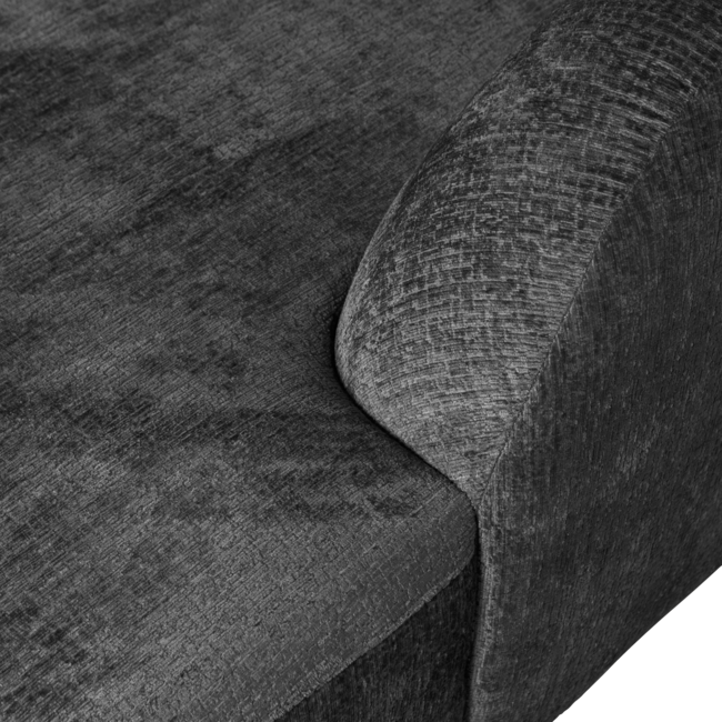 Woood Sloping hoekbank rechts structure velvet mountain