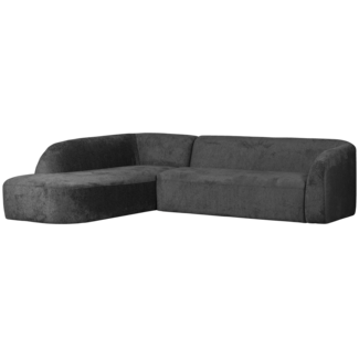 Woood Sloping hoekbank links structure velvet mountain