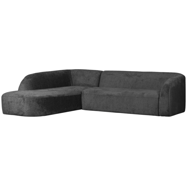 Woood Sloping hoekbank links structure velvet mountain