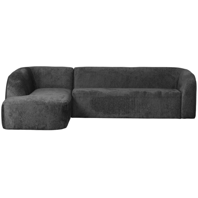 Woood Sloping hoekbank links structure velvet mountain