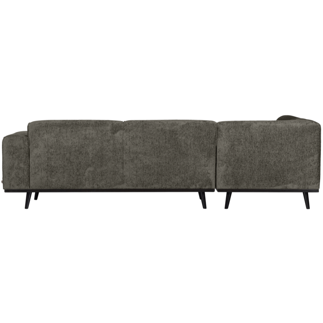 Woood Statement hoekbank links structure velvet frost