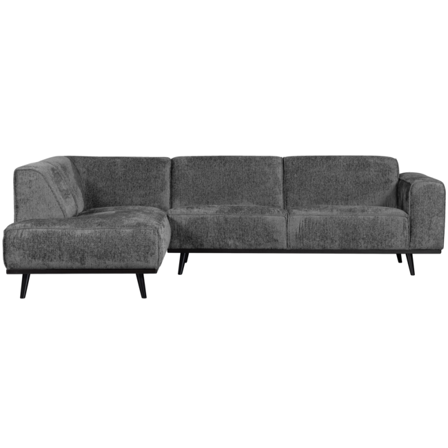 Woood Statement hoekbank links structure velvet mountain