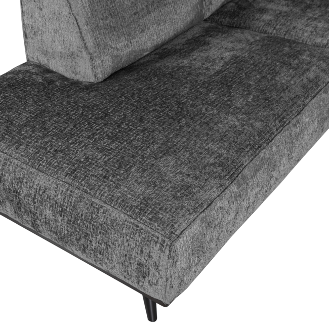 Woood Statement hoekbank links structure velvet mountain