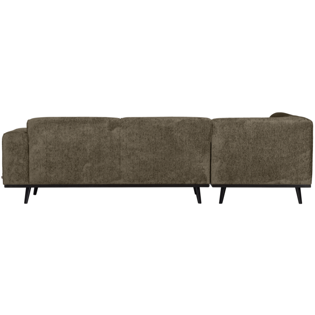 Woood Statement hoekbank links structure velvet bonsai