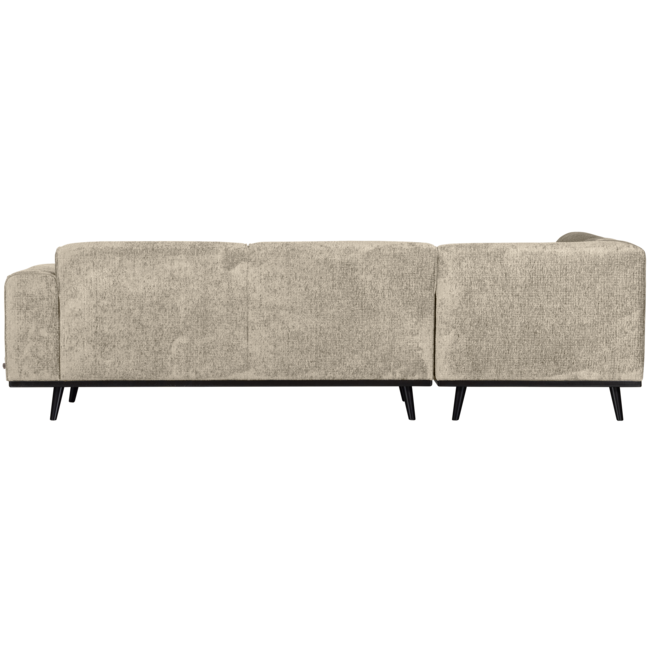 Woood Statement hoekbank links structure velvet wheatfield