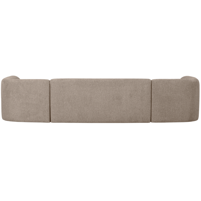 Woood Sloping u-vorm bank naturel melange