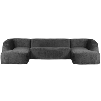 Woood Sloping u-vorm bank structure velvet mountain