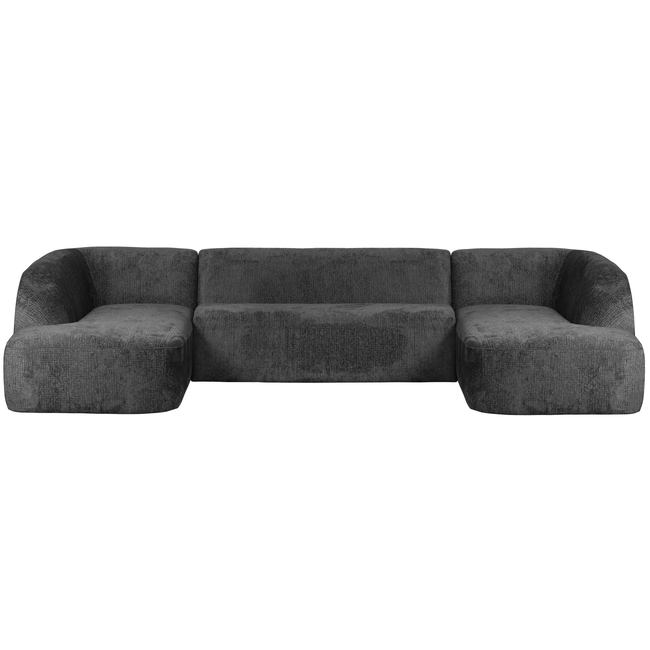 Woood Sloping u-vorm bank structure velvet mountain