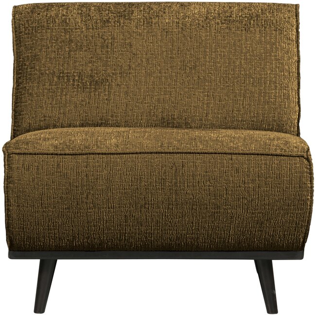 Woood Statement 1-zits element structure velvet brass