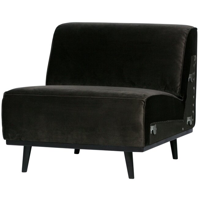 Woood Statement 1-zits element fluweel warm groen