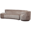 Woood Combi-popular: bankje + fauteuil + poef taupe