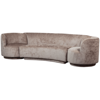 BePureHome Combi-popular: bankje + fauteuils taupe