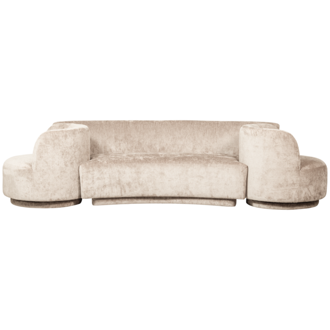 Woood Combi-popular: bankje + fauteuils naturel