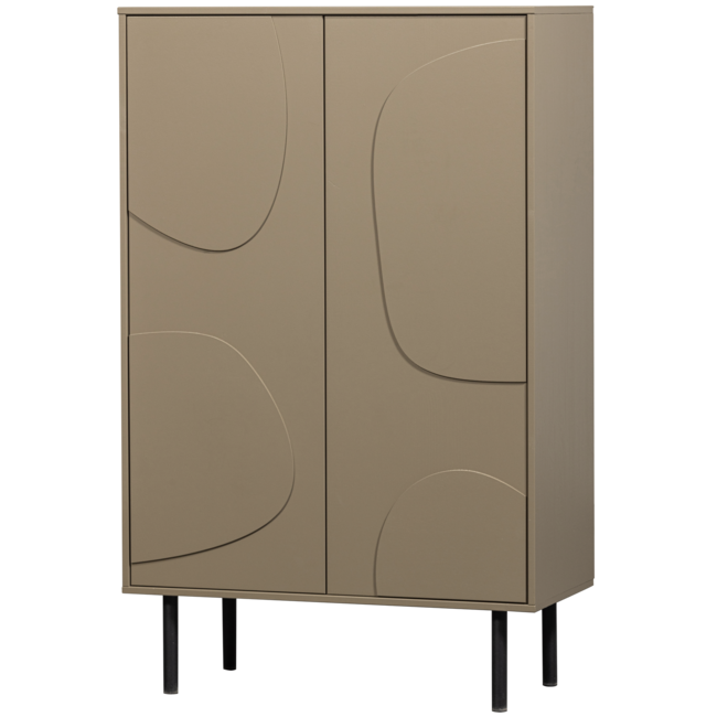 Woood Cadiz opbergkast grenen mud [fsc]