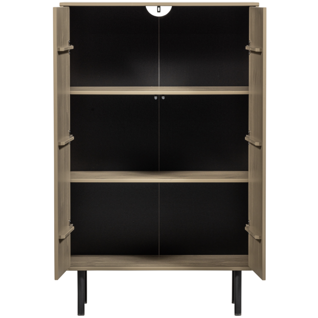 Woood Cadiz opbergkast grenen mud [fsc]