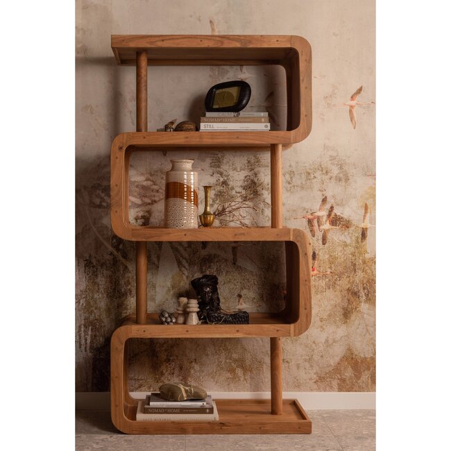 Woood Rattle open kast hout naturel