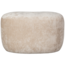 Woood Popular organische poef naturel