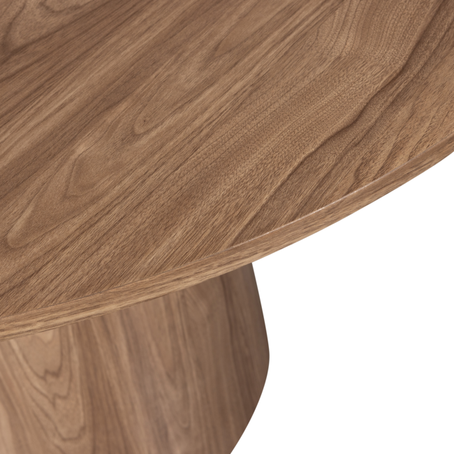 Woood Maan eettafel rond mdf walnoot ø120cm