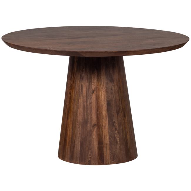 Woood Limit eetkamertafel rond mango hout walnoot ø130cm